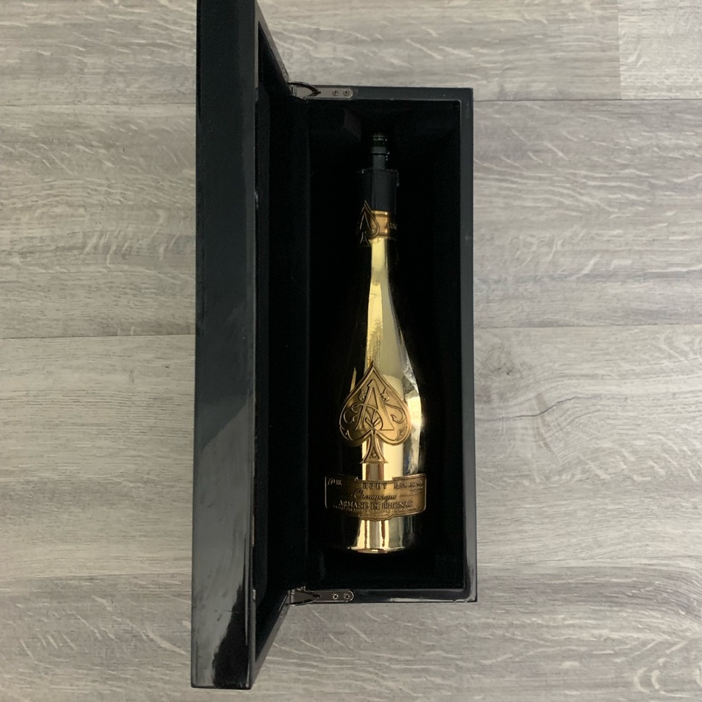 Empty Armand de Brignac “Ace of Spades” Brut Bottle